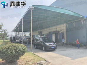 懸空移動推拉工廠雨棚定制 紡織品遮篷的實用解決方案